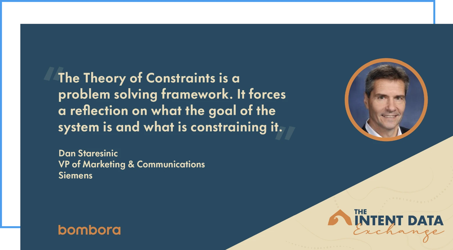 Social ad: a Siemens marketing VP on the Theory of Constraints