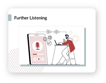 Podcast page tile: Further Listening