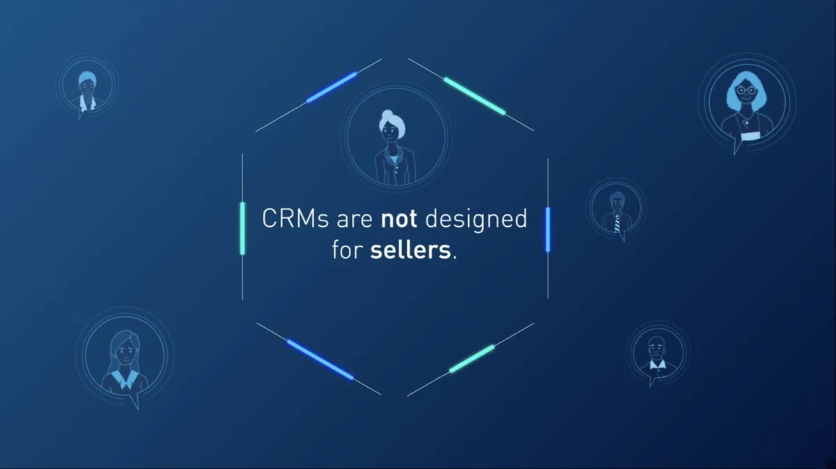 Scout video still: CRMs are not designed for sellers